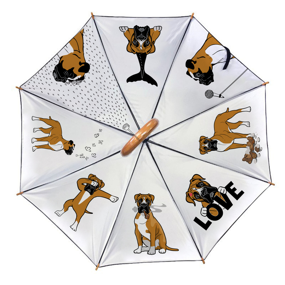 Зонт "Веселые боксеры"