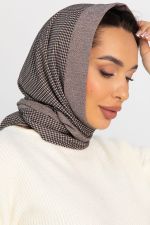 Косынка с отворотом (коричневое зернышко) КО17-23М LT Collection