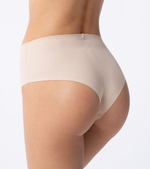 Трусики-бразилиана Brasil с высокой линией талии (Размер: L) (Цвет: телесный)
