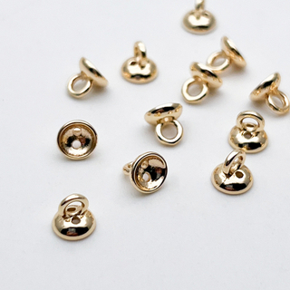 Протектор-концевик, цвет золото, размер 5*4,8 мм, цена за 1 шт