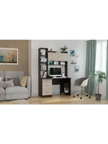 Стол компьютерный с ящиками 125х60х196,8 см