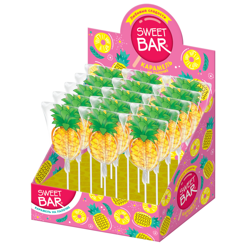 Мармелад Ананас на палочке 90