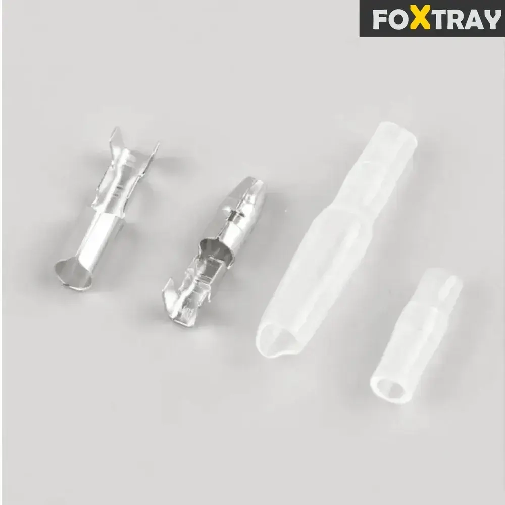 Клеммы для проводов круглые пули обжимные медные 25 шт.