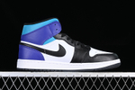 Air Jordan 1 Mid Teal Purple