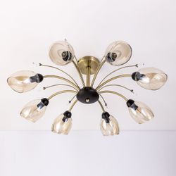 Citilux Комета CL108185 Люстра потолочная Бронза Венге