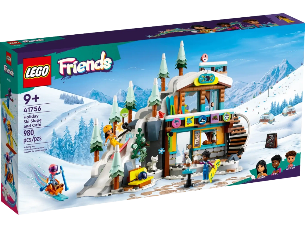 Конструктор LEGO Friends 41756 Каникулы: Лыжная трасса и кафе