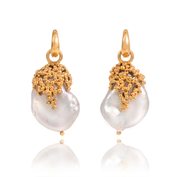 Серьги с Барочными Жемчужинами