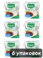 Кокосовые сливки Kati Coconut Cream 24% 150 мл x 6 шт
