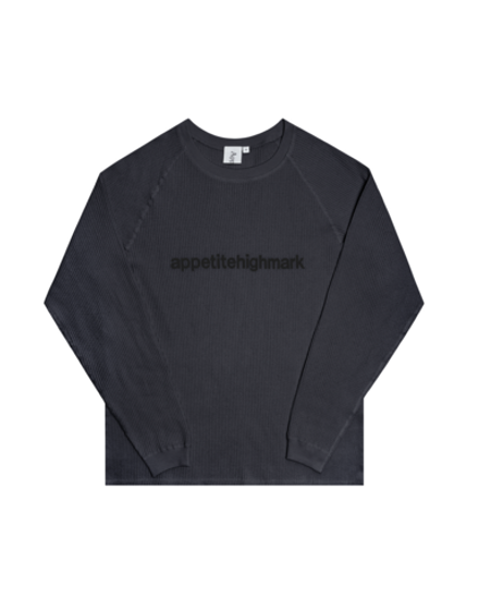 Лонгслив Appetite Waffle Longsleeve "Graphite"