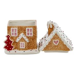 GAEM Конфетница "Пряничный дом", 950 мл, L14 W12 H21,5 см, 2в.