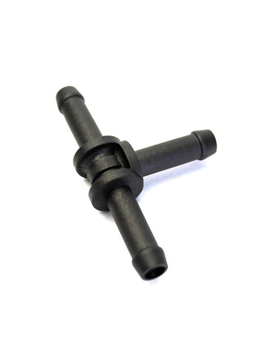 Тройник пластмассовый 8мм - пластик