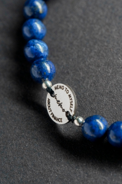 Браслет "Memo about Wealth" шамбала из лазурита