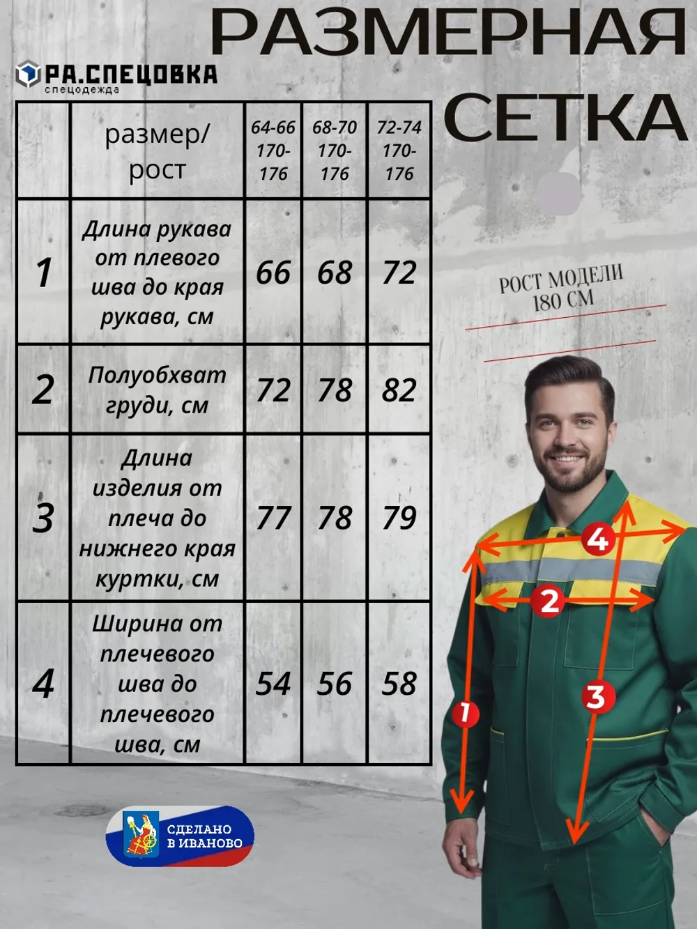 Куртка рабочая летняя Мастер Великан Спецовка