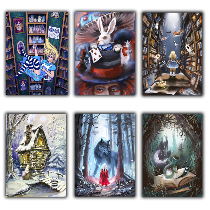 Набор открыток. Сказочный.