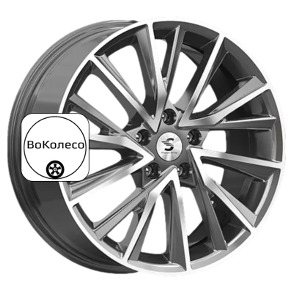 7,5x18/5x112 ET39 D66,6 КР010 (Audi A4) Diamond Gloss Graphite Premium Series