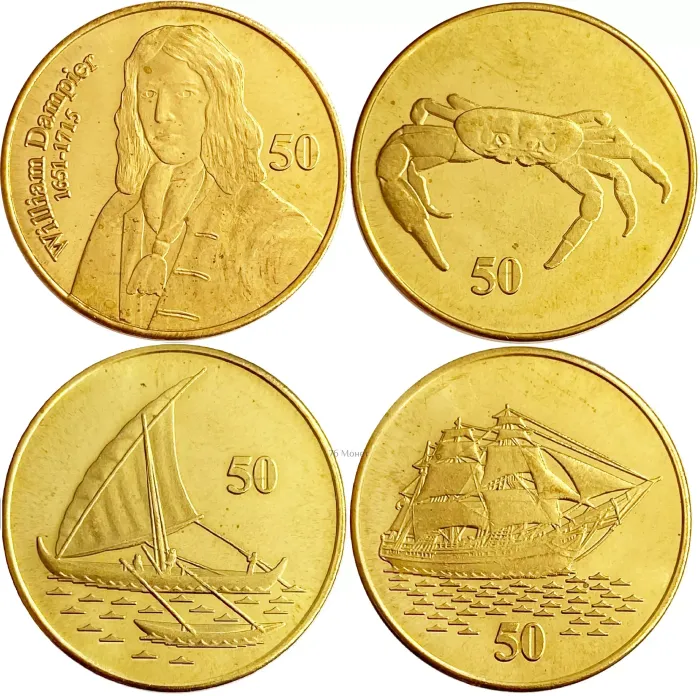 Набор монет Остров Рождества 2016 (4 шт)