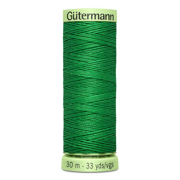 Нитки отделочные Gutermann Top Stitch 30 (30 метров), 5 кат. | 396 ярко-зеленый