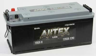 АКБ 6СТ-190N3 АКТЕХ CLASSIC ТТ росс. униклемма