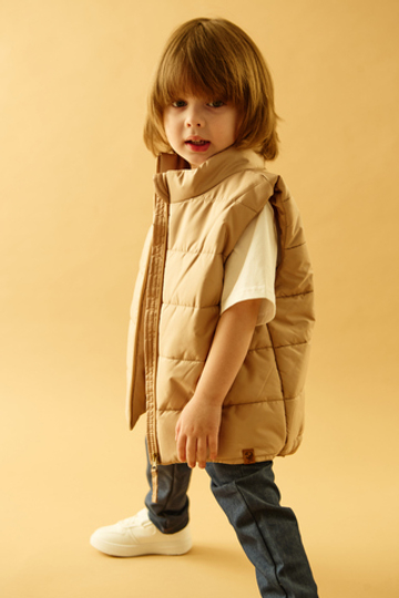 Демисезонный жилет (бронза)