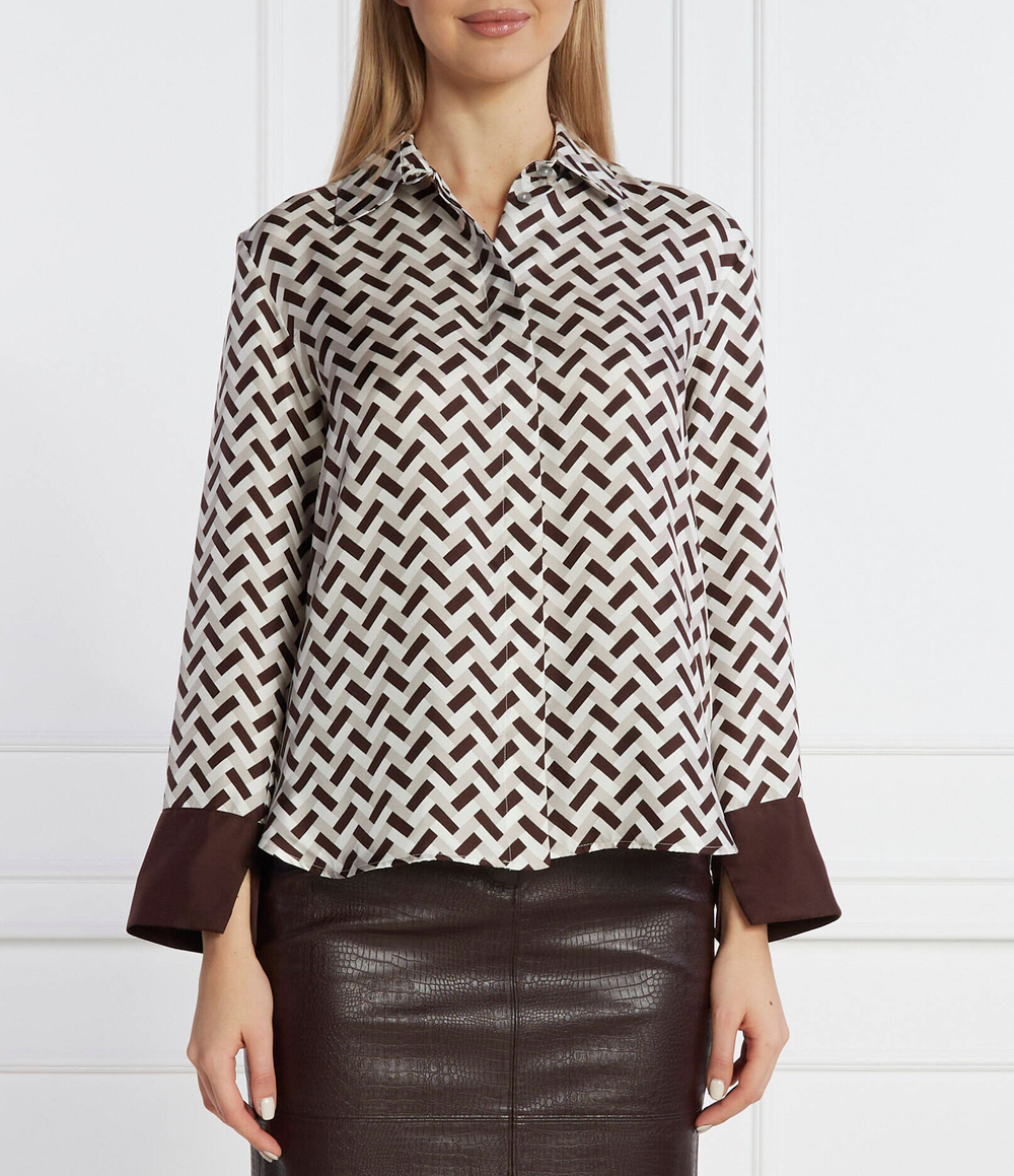 Рубашка STONE Max Mara Leisure - коричневый(161110176)