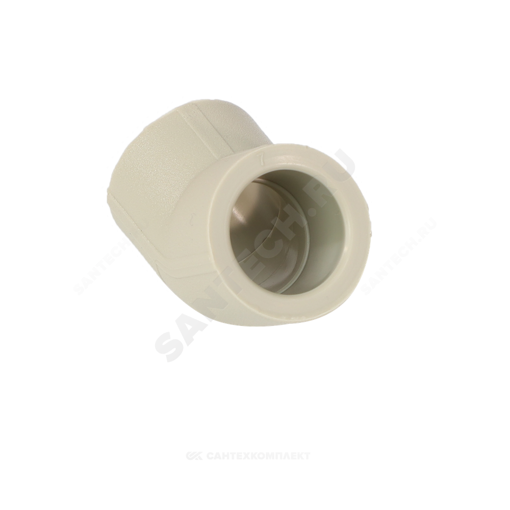 Угольник PP-R серый Дн 40х45гр внутренняя пайка VALFEX 10107040Г