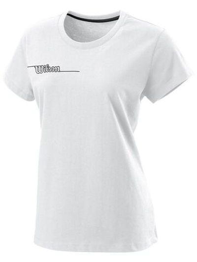 Женская теннисная футболка Wilson Team II Tech Tee W - white