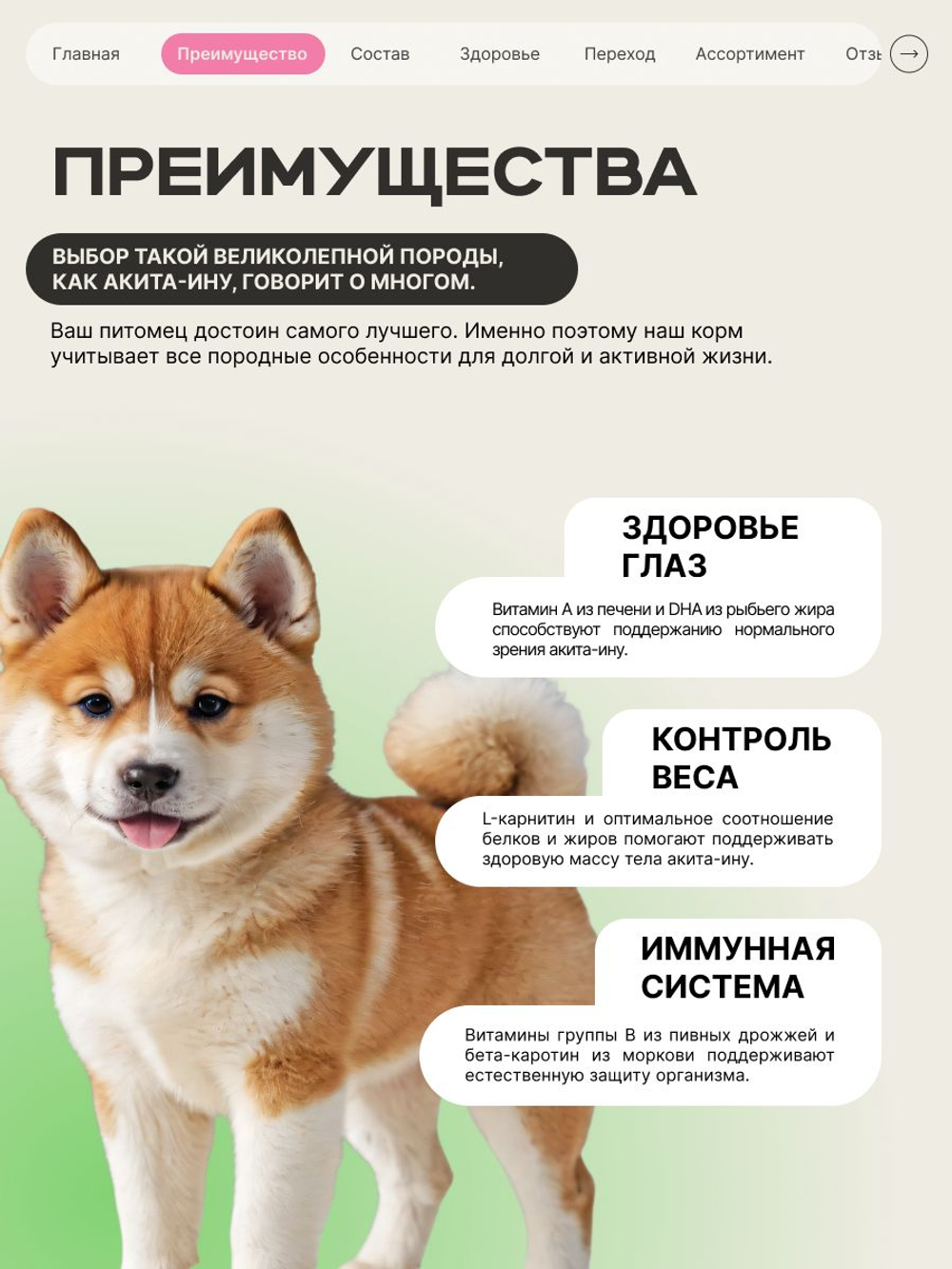 Корм сухой для щенков породы Акита-ину, премиум полнорационный комплекс, с ягненком, 12 кг, QUATTRO
