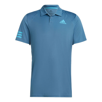 Мужское теннисное поло adidas Club 3 Stripes Polo Men - Blue