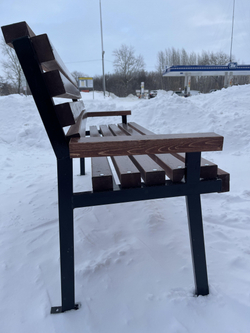 Скамейка "Модерн с подлокотником" 1,5 м