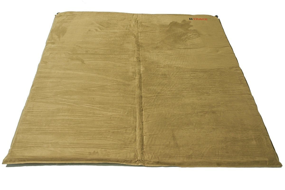 Коврик самонадувающийся BTrace Warm Pad Double188х130х5 см, Коричневый, артикул M0208
