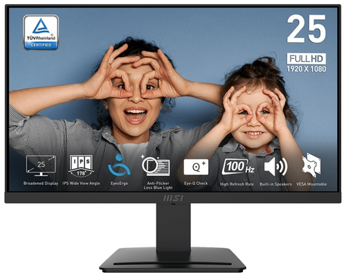 Монитор 24.5&#34; MSI PRO MP253 черный