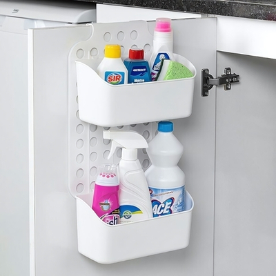 Контейнер-органайзер Универсальный подвесной с регулируемыми ячейками бел