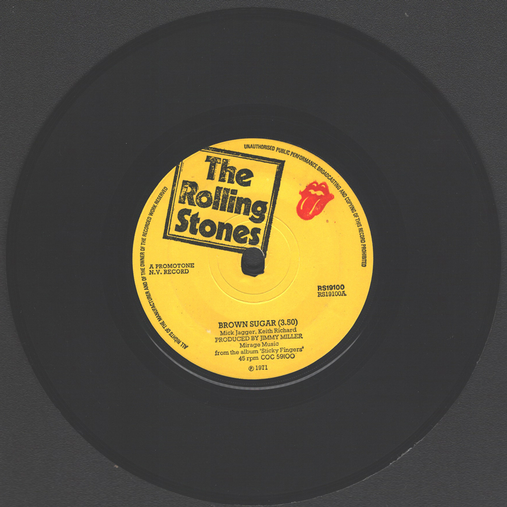 The Rolling Stones / Brown Sugar (7" Vinyl Single)