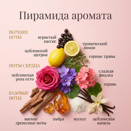 Парфюмированная вода в шариковом флаконе "Островная роза" (10мл)