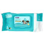 HICC Pet, Flushable салфетки для анальной железы, для собак и кошек, кокос, 100 салфеток