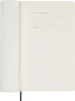 Еженедельник на 2025 год Moleskine Classic Soft (DSK1512WN3) 13х21см мягкая обложка зеленый