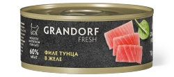 Консервы Grandorf Fresh для взрослых кошек (Филе тунца в желе)