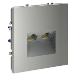 Розетка компьютерная встраиваемая VOLTUM S70 двойная RJ45+RJ45 кат.6, (сталь)