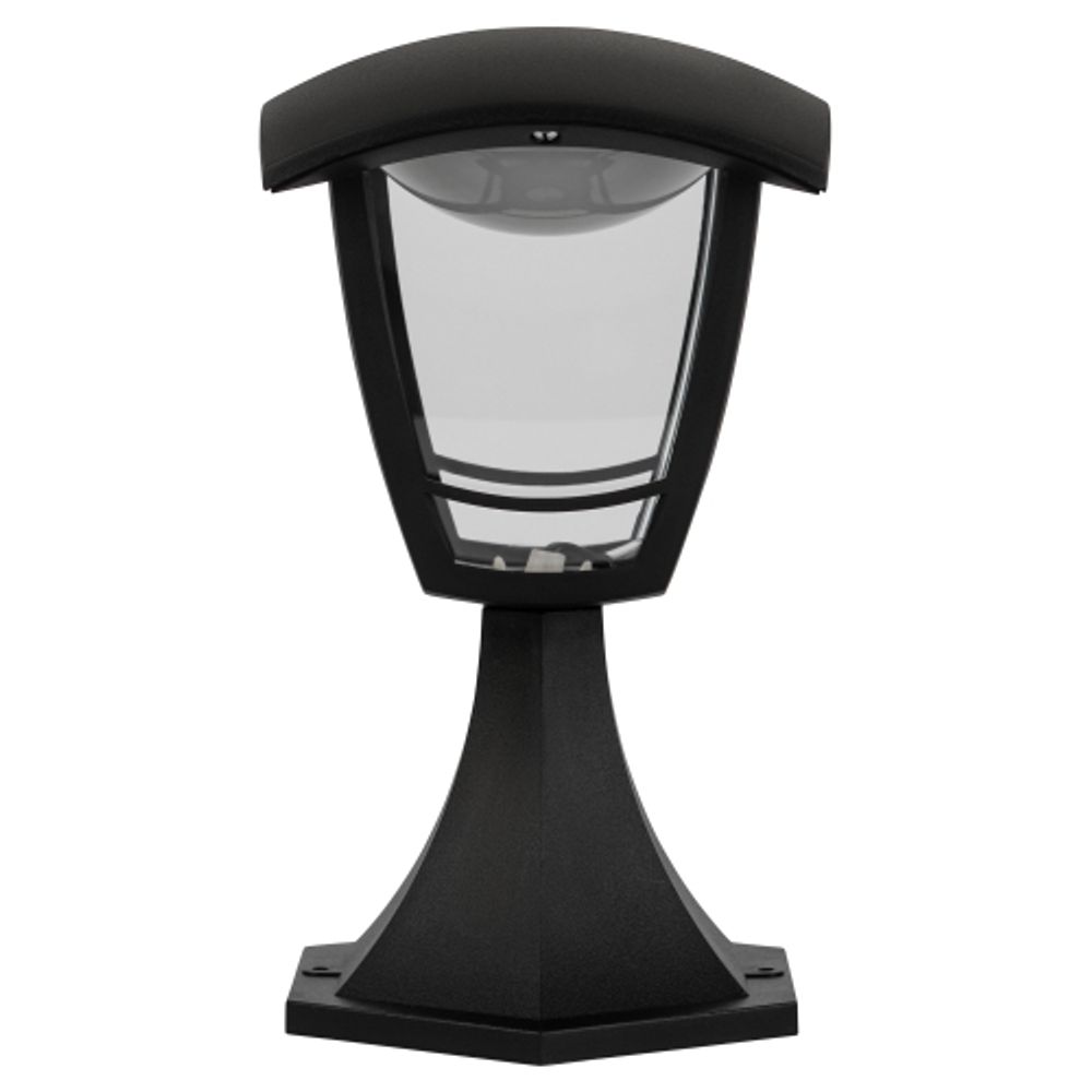 Садово-парковый светильник ЭРА ДТУ 07-8-001 Валенсия черный 4 гранный напольный IP44 светодиодный 8Вт 3000K | Садово-парковые светильники