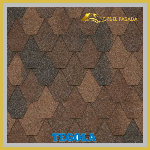 Гибкая черепица TEGOLA SARDEGNA Legno 424 2,29 м2