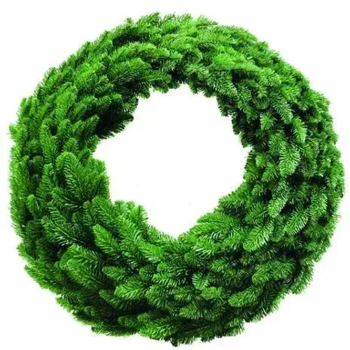 Венок хвойный Нормандия диаметр 90 см., темно-зеленый, Triumph Tree (73689)