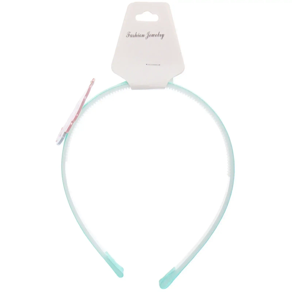 Ободок для волос детский на блистере «РОЗОВОЕ ОБЛАКО», русалочка, микс 6 цветов, 1см