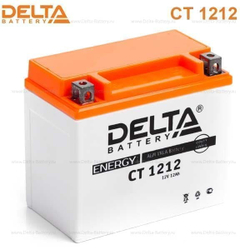 Аккумулятор Delta CT 1212 (12V / 12Ah) [YTX12-BS,YTX14-BS]