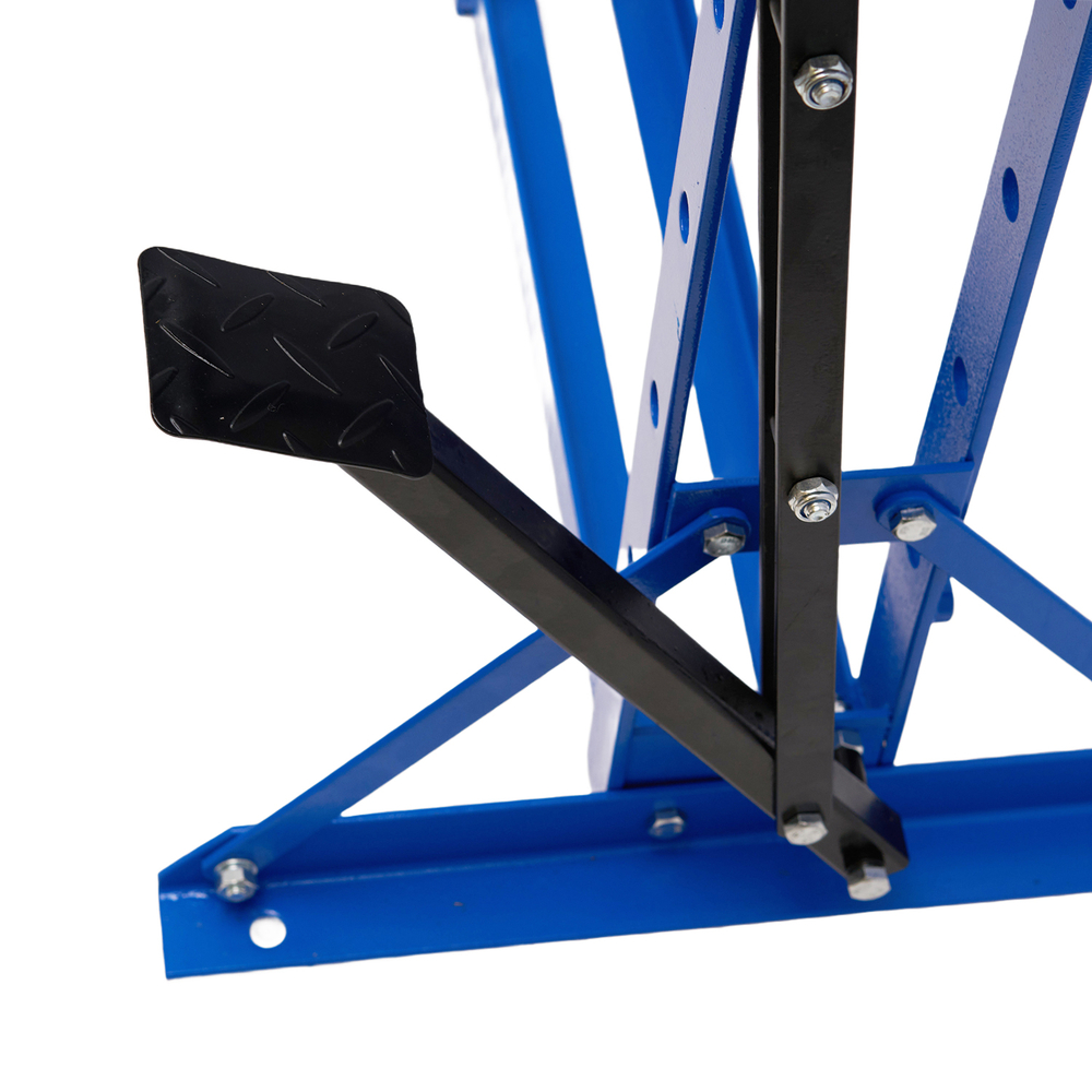 Пресс гидравлический 15 тонн, напольный, с педалью, цвет синий RAL 5005 ROSSVIK