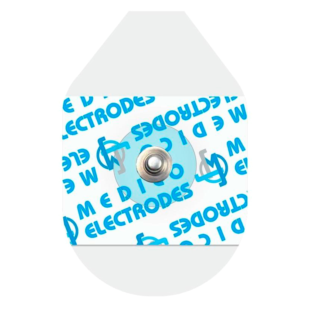 Электроды одноразовые для ЭКГ MEDICO с кнопочным коннектором твердогелевые 51х33 мм MSGLT-09 50 шт