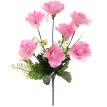 Искусственные цветы «Букет Гвоздик» 30см цвет бледно-розовый