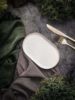 Блюдо овальное 18см CHOPIN GOLD