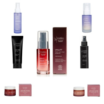 Набор 7 средств для лица Mi&Ko Мужское/Женское