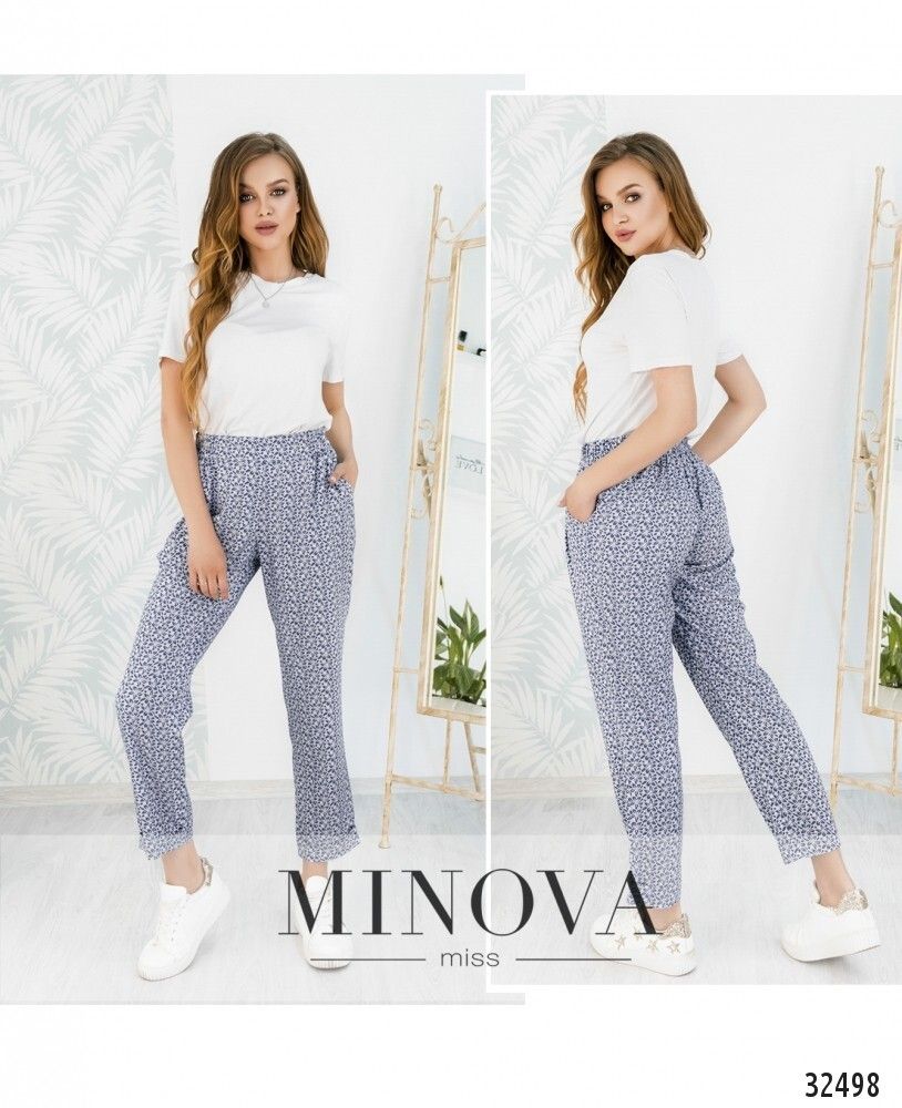 Брюки 1086-джинс Minova