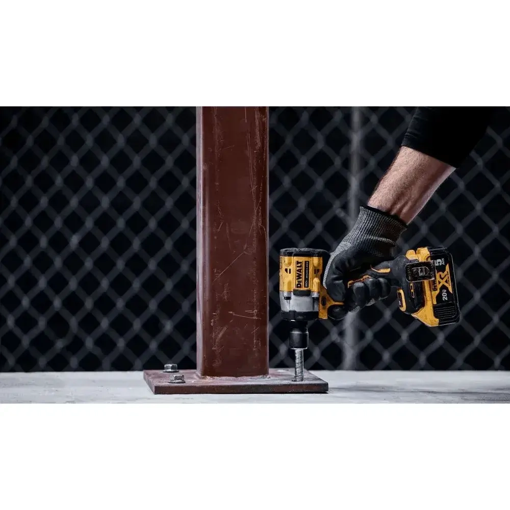 DEWALT Гайковерт аккумуляторный ударный DCF922NT 20B MAX , 3550 ударов в минуту,406/610 Нм.,Бесщеточный двигатель